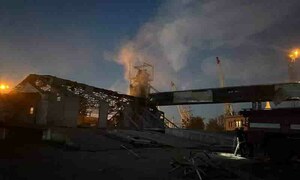 Russia strikes Ukraine's Danube port, sending global grain prices higher