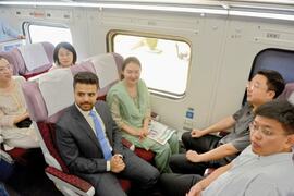 Chinese delegate visits Margalla Railway Station, review development of Green Line