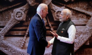 Journalists kept away from Modi-Biden meeting