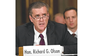 Ex-US envoy set to be sentenced for &lsquo;improper demeanours&rsquo;