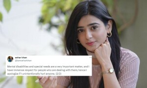 فلم &rsquo;برفی&lsquo; میں پریانکا چوپڑا کے کردار کو &rsquo;جنونی&lsquo; کہنے پر سحر خان نے معافی مانگ لی
