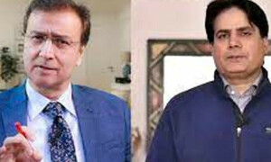 9 مئی کے واقعات: صحافی صابر شاکر، معید پیرزادہ کے دائمی وارنٹ گرفتاری جاری