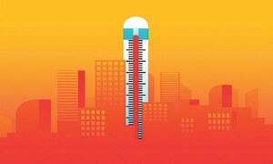Urban islands of heat