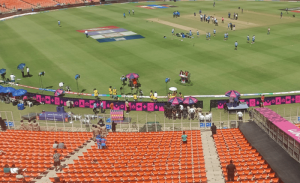 &lsquo;Is India really the right venue?&rsquo;: Fans deride &lsquo;empty stadium&rsquo; at World Cup opener