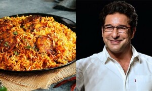 &rsquo;کراچی کی بریانی کا کوئی مقابلہ نہیں&lsquo;، وسیم اکرم کا بھارتی مداحوں کو پیغام