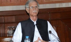 Pervez Khattak insists PTI-P to form next govt in KP