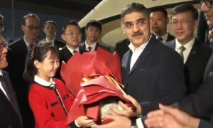 نگران وزیراعظم انوار الحق کاکڑ بیلٹ اینڈ روڈ فورم میں شرکت کیلئے چین پہنچ گئے