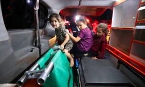 At least 500 Palestinians killed following Israeli air strike on Gaza hospital on eve of Biden visit