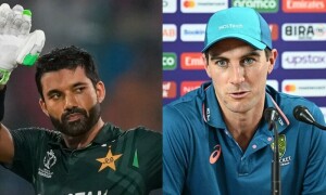 رضوان کے بیان کو توڑ مروڑ کر پیش کرنے پر آسٹریلوی کپتان نے بھارتی صحافی کی بولتی بند کردی
