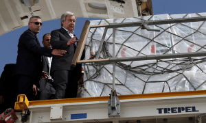 Aid &lsquo;a lifeline&rsquo; for war-torn Gaza, UN chief says at Rafah border
