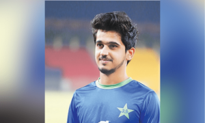 Saim&rsquo;s record ton puts Karachi Whites in winning position