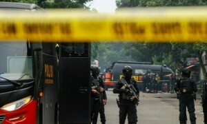 انڈونیشیا: انتخابات میں حملوں کی منصوبہ بندی کے الزام میں 59 مسلح افراد گرفتار