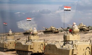 PHOTOS: Egyptian tanks deployed near Rafah border crossing with Gaza