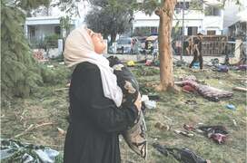 Biden backs Israel amid Arab rage over hospital tragedy