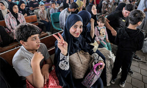 PHOTOS: People leave Gaza after Rafah crossing to Egypt opens