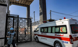 First ambulances carrying Gaza wounded enter Egypt: official