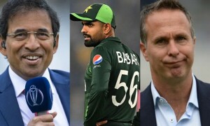 &rsquo;بابر کیساتھ اچھا سلوک نہیں ہو رہا&lsquo;، ہرشا بھوگلے اور مائیکل وان کپتان کی حمایت میں بول پڑے