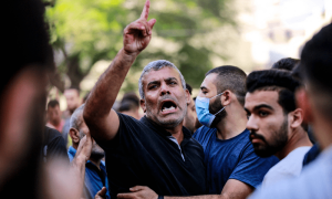 PHOTOS: Families mourn relatives killed in Israeli strike on Gaza hospital&rsquo;s entrance