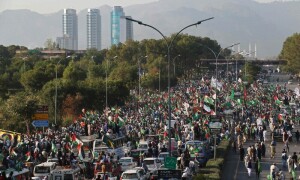 TLP workers rally in support of Palestinians