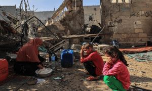 READ: Fights in bread lines, despair in shelters as war threatens to unravel Gaza&rsquo;s close-knit society