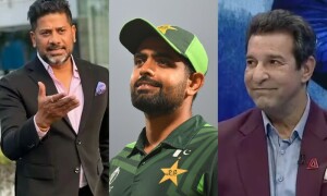 سب سے زیادہ مایوس کن بابر کی کپتانی یا ان کی بیٹنگ؟ بھارتی صحافی کا وسیم اکرم سے سوال