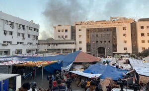 Gaza hospital director says 179 buried in &lsquo;mass grave&rsquo; in compound