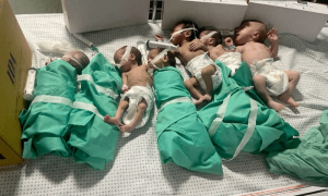 Dire conditions in Gaza&rsquo;s Al-Shifa hospital as thousands trapped inside during Israeli raid