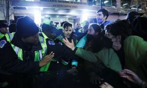 US Capitol police clash with protesters demanding Gaza ceasefire