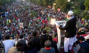 PHOTOS: Jamaat-i-Islami stages rally for Palestinians in Lahore
