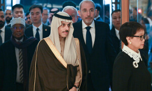 &lsquo;Immediately stop fighting, deliver aid&rsquo;: Saudi FM