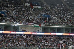 Palestinians fly flag in emotional World Cup qualifier