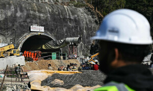 Ambulances on standby as Indian rescuers near 41 trapped workers