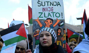PHOTOS: Pro-Palestine rally takes place in Croatia