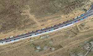 PHOTOS: People wait for gas as aid is delivered to ruined Gaza Strip