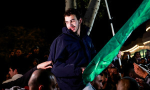 PHOTOS: Tears and joy in occupied West Bank as Palestinian prisoners released by Israel reach home