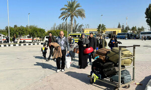 PHOTOS: Palestinians fleeing Gaza arrive in Egypt via the Rafah border crossing