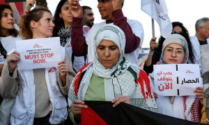 PHOTOS: Doctors Without Borders members in Lebanon demand ceasefire in Gaza