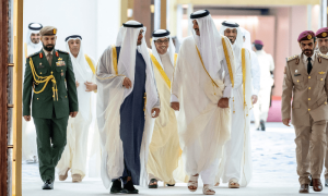 Qatar emir slams &lsquo;shameful&rsquo; inaction on Gaza crisis