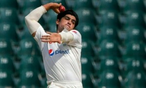 Naseem Shah begins &lsquo;light gym exercise, partial bowling practice&rsquo; at NCA in Lahore: PCB