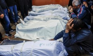 Over 70 bodies, 160 injured brought to a hospital in past 24 hours: Gaza health ministry