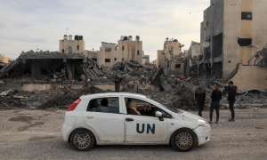 &lsquo;No bread, no milk&rsquo;, says Gazan as universities laid to waste by Israeli strikes