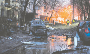 53 injured in Russian missile strikes on Kyiv