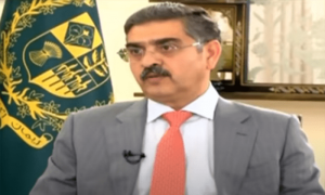 مسئلہ فلسطین پر قائد اعظم کے دو ریاستی حل کے مؤقف میں تبدیلی &rsquo;کفر&lsquo; نہیں ہے، نگران وزیر اعظم