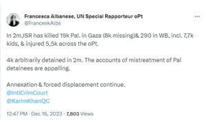 Mistreatment of Palestinian detainees &lsquo;appalling&rsquo;: UN official