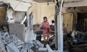 PHOTOS: Palestinians in Rafah grieve their homes destroyed in Israeli strikes