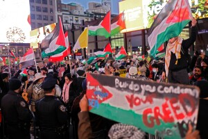 PHOTOS: Pro-Palestinian activists march in New York