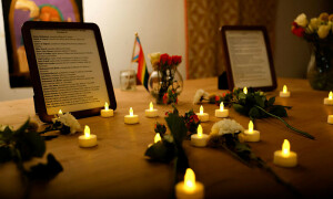 PHOTOS: Tribute paid to journalists killed in Gaza