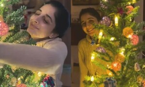 مسیحی برادری کے تہوار پر ‘کرسمس ٹری’ سجانے پر ماورا حسین کو تنقید کا سامنا مسیحی برادری کے تہوار پر ‘کرسمس ٹری’ سجانے پر ماورا حسین کو تنقید کا سامنا