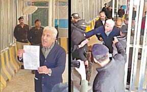 Outrage after Qureshi manhandled, whisked away in yet another case