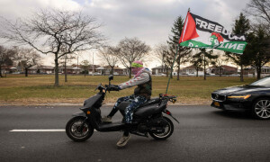 PHOTOS: &lsquo;Global Strike for Gaza!&rsquo; - protestors in New York rally in support of Palestinians